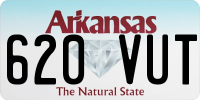 AR license plate 620VUT