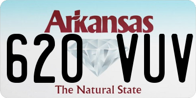 AR license plate 620VUV