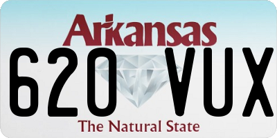 AR license plate 620VUX