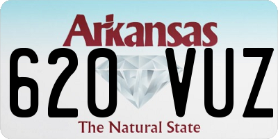 AR license plate 620VUZ