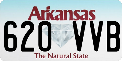 AR license plate 620VVB