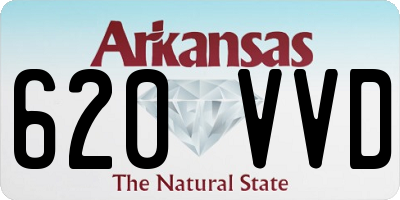 AR license plate 620VVD