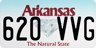 AR license plate 620VVG