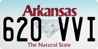 AR license plate 620VVI