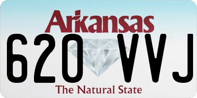 AR license plate 620VVJ