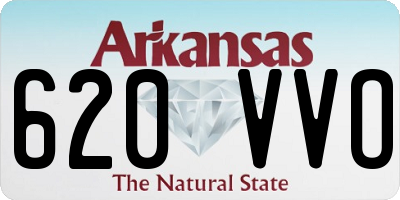 AR license plate 620VVO