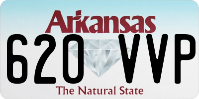 AR license plate 620VVP