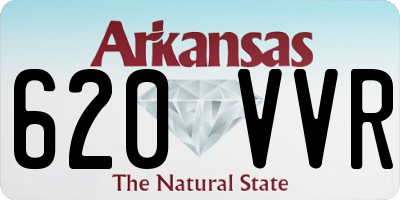 AR license plate 620VVR