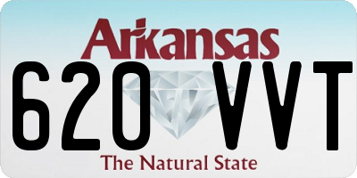 AR license plate 620VVT