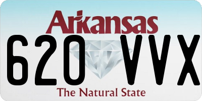 AR license plate 620VVX
