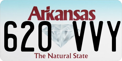 AR license plate 620VVY