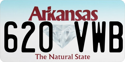 AR license plate 620VWB