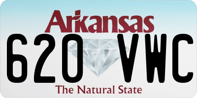 AR license plate 620VWC