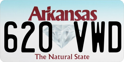 AR license plate 620VWD