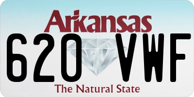 AR license plate 620VWF