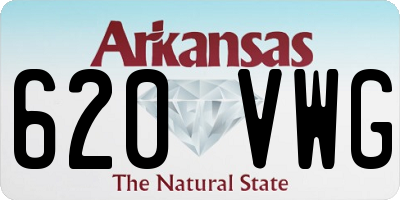 AR license plate 620VWG