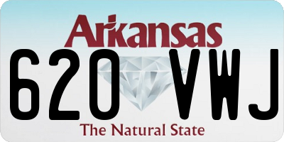 AR license plate 620VWJ