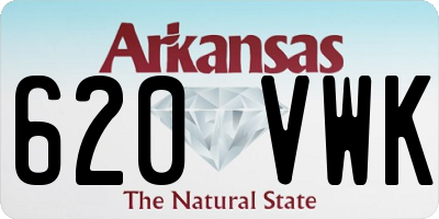 AR license plate 620VWK