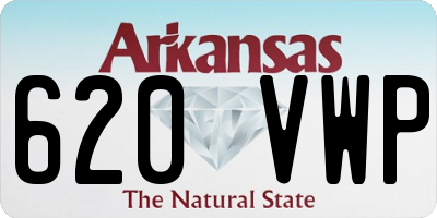 AR license plate 620VWP