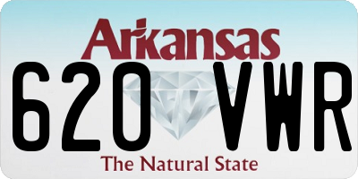 AR license plate 620VWR