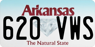 AR license plate 620VWS