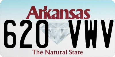 AR license plate 620VWV