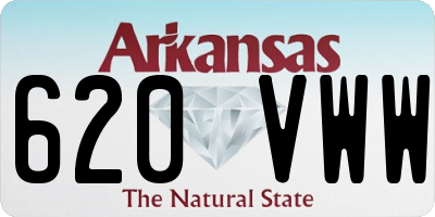 AR license plate 620VWW