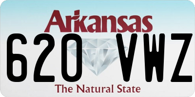 AR license plate 620VWZ