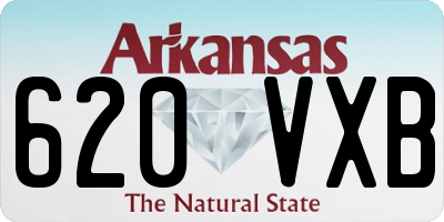 AR license plate 620VXB