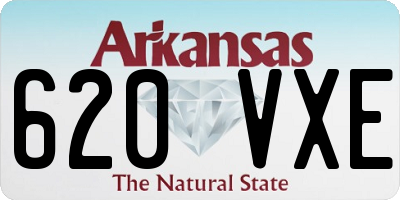 AR license plate 620VXE