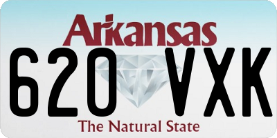 AR license plate 620VXK