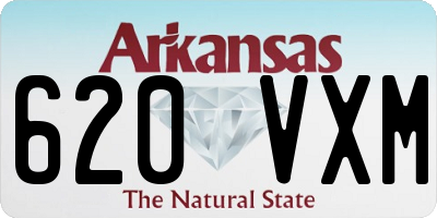 AR license plate 620VXM