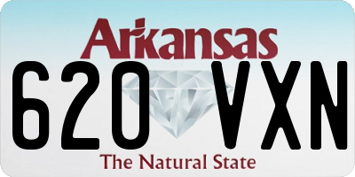 AR license plate 620VXN