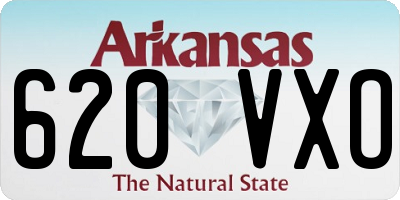 AR license plate 620VXO