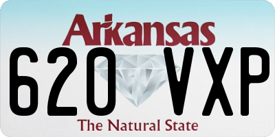 AR license plate 620VXP