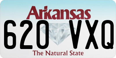 AR license plate 620VXQ