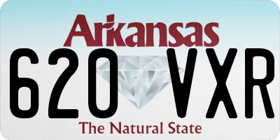 AR license plate 620VXR
