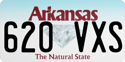 AR license plate 620VXS