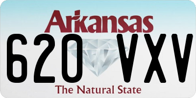 AR license plate 620VXV