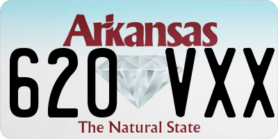 AR license plate 620VXX