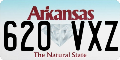 AR license plate 620VXZ