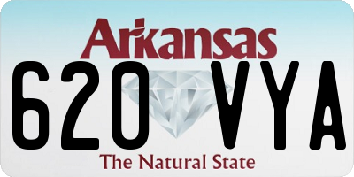 AR license plate 620VYA