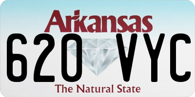AR license plate 620VYC
