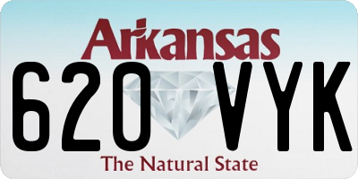 AR license plate 620VYK