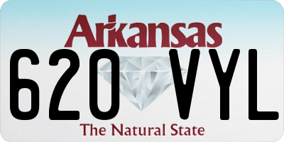 AR license plate 620VYL