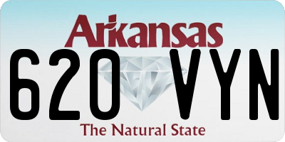 AR license plate 620VYN
