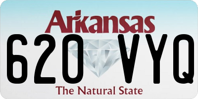 AR license plate 620VYQ