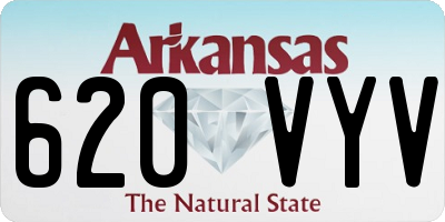 AR license plate 620VYV