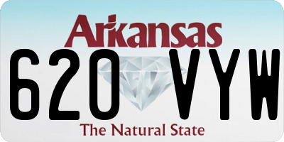 AR license plate 620VYW