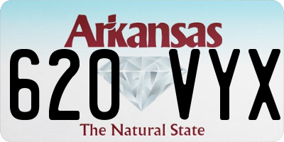 AR license plate 620VYX